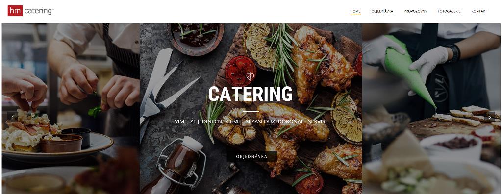 vstupte na web HM Catering